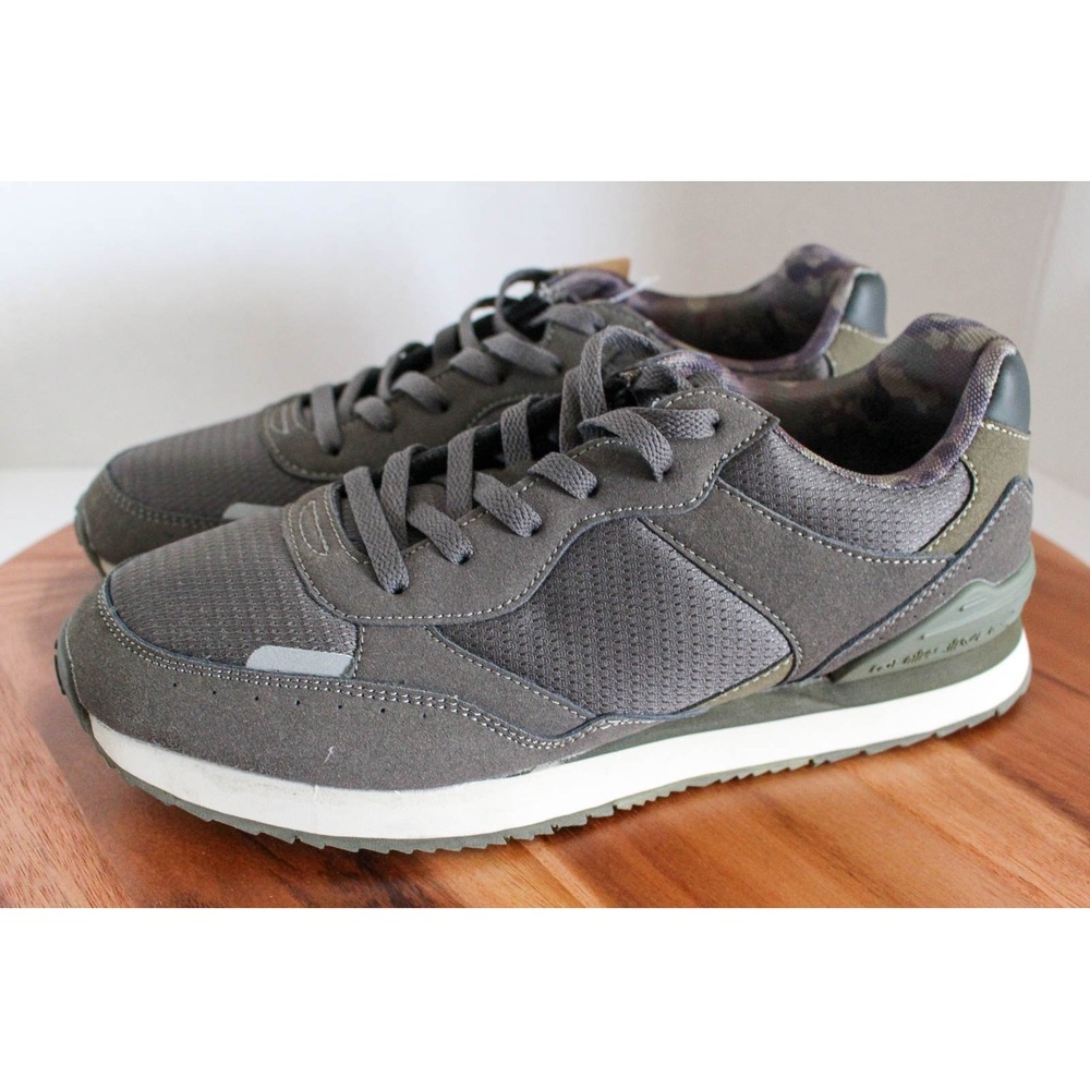 Quiksilver Shoes Mens‎ 10 Gray Lace Up Skate Sneakers Beaumont Casual